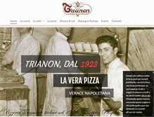 Tablet Screenshot of pizzeriatrianon.it